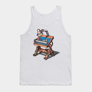 People Hold Up Drafting Board Tank Top